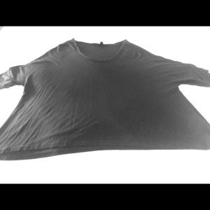 J crew cropped swing black tee. Small.